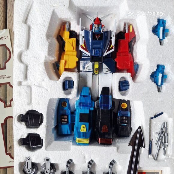 Vintage 1980 Super 5 In 1 Robot Motor Jumbo Convertible Fighter TS-336 Toy Set - Picture 11 of 12